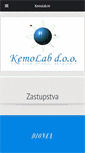 Mobile Screenshot of kemolab.hr